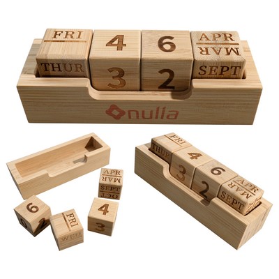 Wooden Cube Calendar