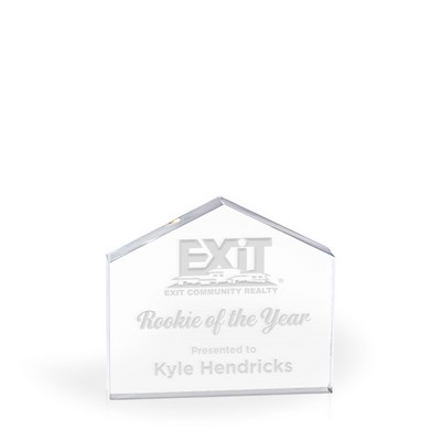 Estate Acrylic Paperweight Award - Engraved