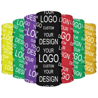 Multifunctional Polyester Seamless Tubular Bandanas