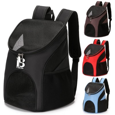 Pet Carrier Mesh Backpack for Small Cats and Dogs