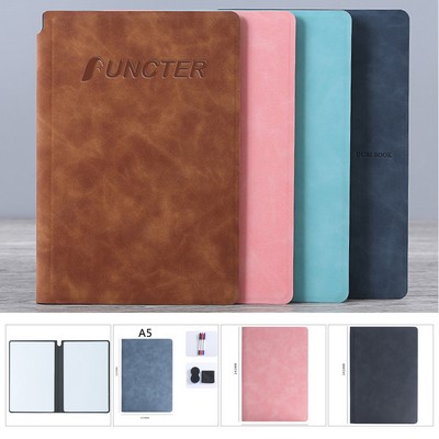 A5 Whiteboard Notebook Portable Dry Erase White Board with 3 Color Markers