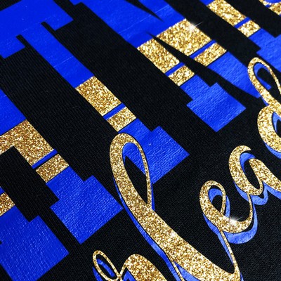 PU + Glitter Transfer