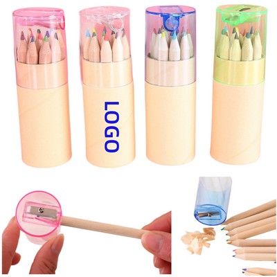 Colored Pencil With Sharpener Set