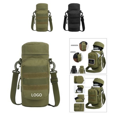 Adjustable 40oz Water Bottle Shoulder Carrier
