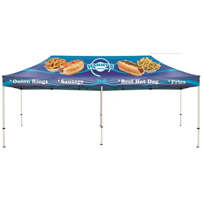 20' Heavy Duty Canopy and Frame - Full Color Dye Sublimated