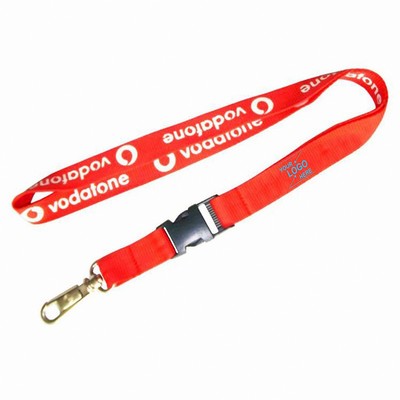 Personalized Color-Printed Lanyard with Tether Buckle