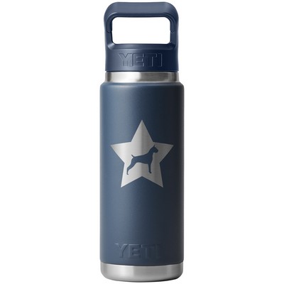 YETI® Rambler® 26 Oz Bottle With Color-Matched Straw Cap