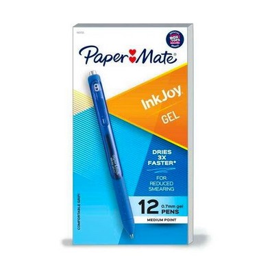 InkJoy Gel Pens - Blue, 0.7 mm, 12 Pack (Case of 12)
