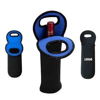 Dual Color Single Neoprene 750ML-1L Wine Bag