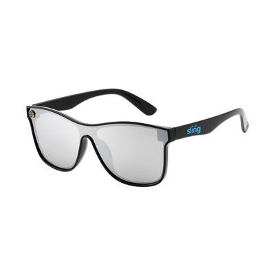 Mixer Sunglasses Black w/Mirrored Lens
