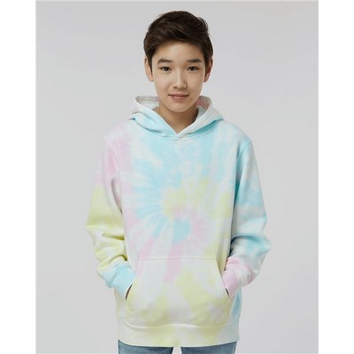 Independent Trading Co.® Youth Midweight Tie-Dyed Hooded Sweatshirt