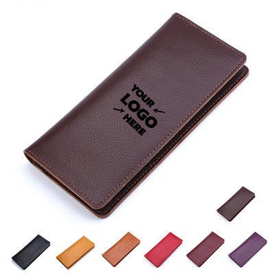 Travel Leather Flip Wallet