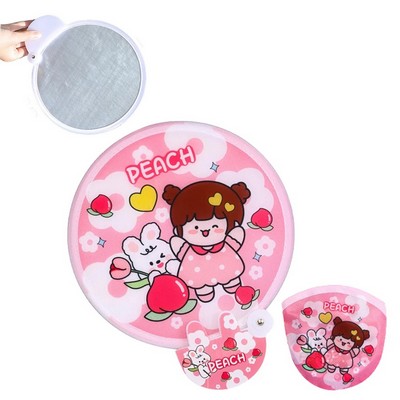 Compact Folding Round Fan for Portable Cooling