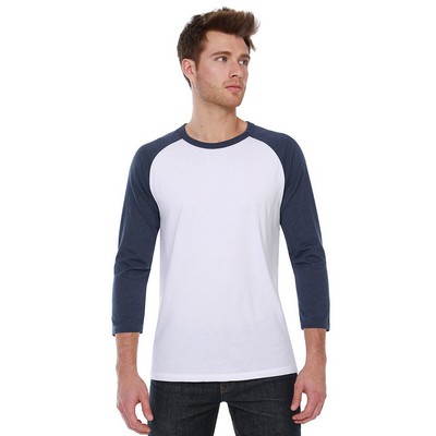 Startee Apparel CVC 3/4 Sleeve Raglan