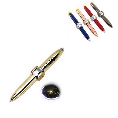 Gyroscopic LED Ballpoint Pen