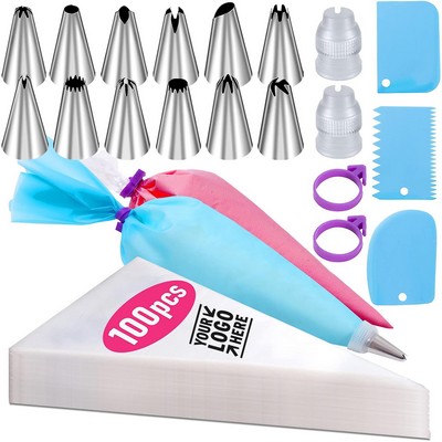 Complete Piping Bags and Decorating Tips Set