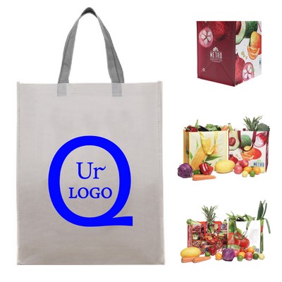 15.3 X 15.7 X 9.8" Laminated Non-Woven Tote Bag