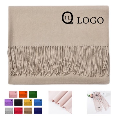 Pure Cashmere Scarf Warm Shawl