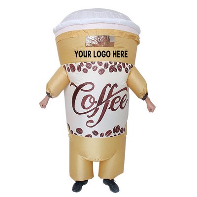 Adult Coffee Cup Inflatable Costume