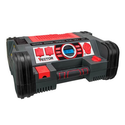 Vector® 1200 Peak Amp Jump Starter, Dual Power Inverter, Air Compressor, USB, Rechargeable