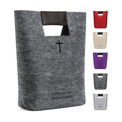 Felt Tote Bible Bag