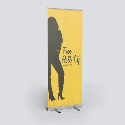 32" x 79" Roll Up Banner Retractable Banner Stand with Carry Bag for Concert, Music Festival, Club