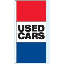 Double Faced Free Flying Drape Flags (Used Cars)