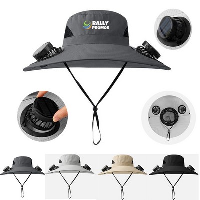 Solar Powered Fan Hat Fishing Hats
