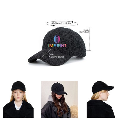 Lamb Wool Baseball Caps