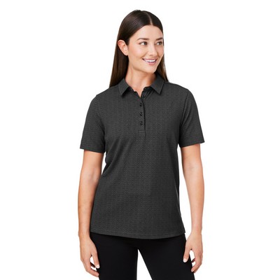 Devon and Jones® Women's Crownlux Performance® Geo Short Sleeve Polo Shirt