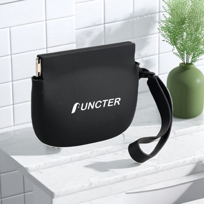 Silicone Earbud Case Earphone Holder Cable Organizer Pouch With Strap