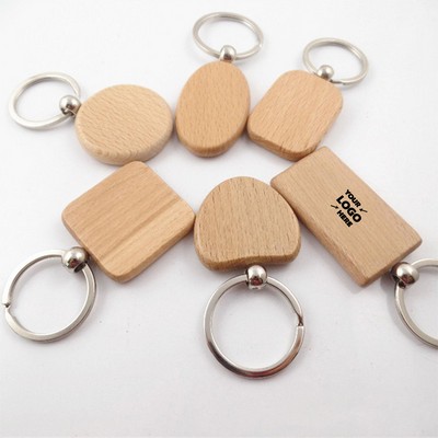 Blank Wooden Keychain