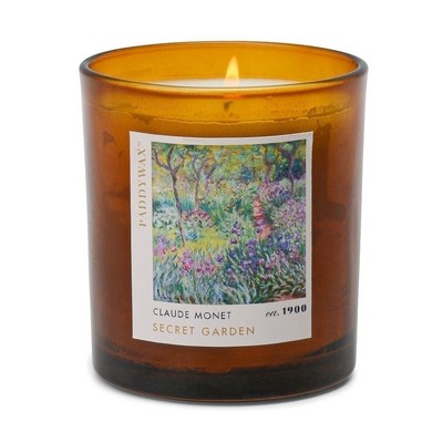 Impressionist 6 Oz Glass Candle - Monet, "The Artist's Garden Of Giverny"
