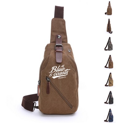 Lightweight Canvas Vintage Sling Bag