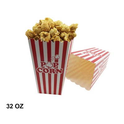 32 Oz. Foldable Popcorn Boxes