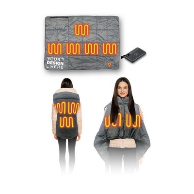 ExtremeHEAT Battery Operated Heated Blanket with Power Bank