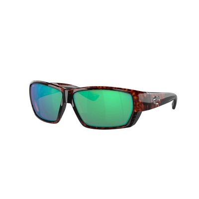 Costa Del Mar Tuna Alley Sunglasses - (Frame) Tortoise; (Lens) Green Mirror 580G