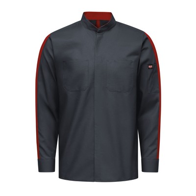 Red Kap® Men's Long Sleeve Two-Tone Pro+ Work Shirt with OilBlok and MIMIX®