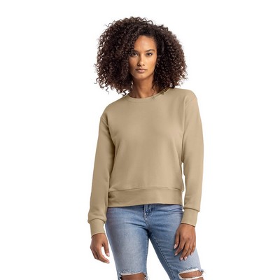 Next Level Apparel Womens Sueded Sweatshirt