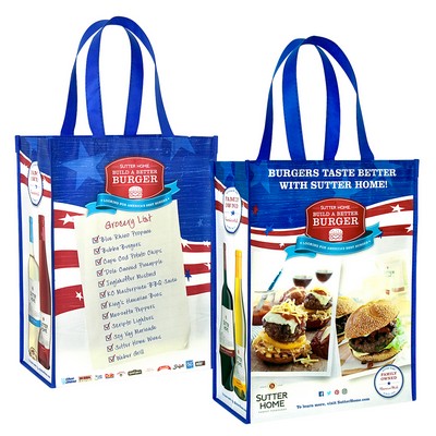 120g Laminated Non-Woven Custom Promotional Tote Bag (11.5"x15.5"x5")