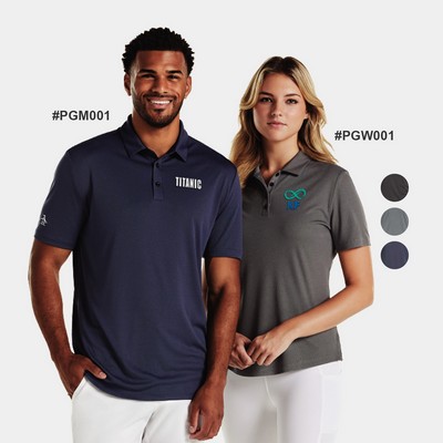 Original Penguin® Moisture Wicking Men's Oxford Polo Shirt with Custom Logo