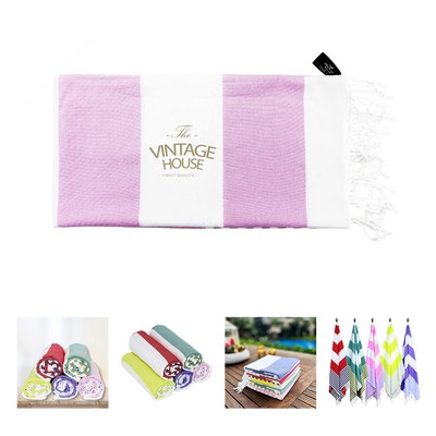 Highly Absorbent Cotton Beach Towel