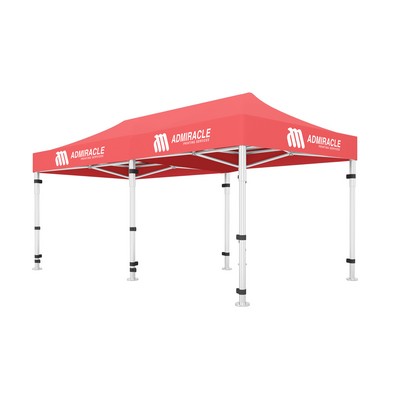 10x20 Advertising Tent Full Color 50mm Hex Tube.