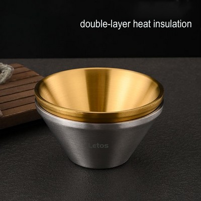 Stainless Steel Broad Brimmed Rice Bowl 17 oz.