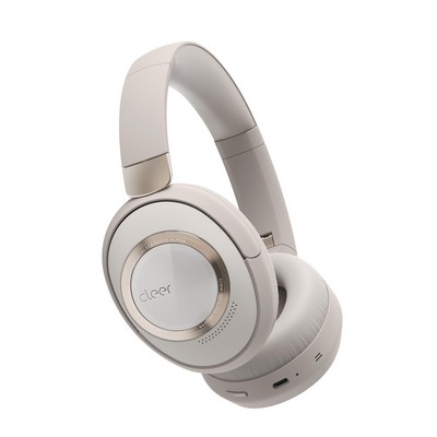 Cleer Alpha Adaptive Active Noise-Cancelling Headphones - Stone