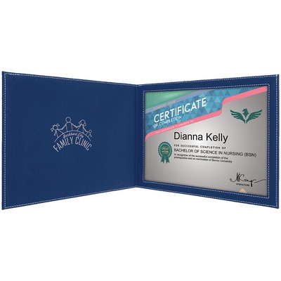 Leatherette Certificate Holder
