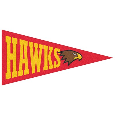 2.25" x 4.5" Custom Printed Mini Magnetic Felt Pennant