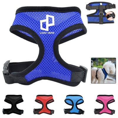 Breathable Mesh Harness Vest For Puppies
