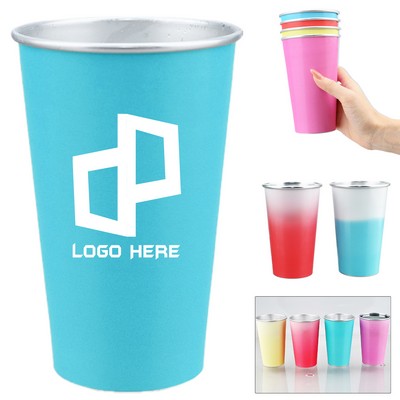 Stainless Steel Color Changing Cups