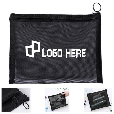 Black Mesh Storage Bag